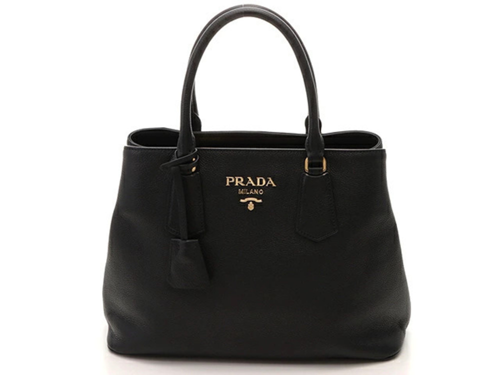 Prada Bag Shoulder Black Calfskin